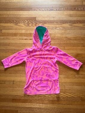 Mini Boden- hooded swim coverup (size 4-5Y)